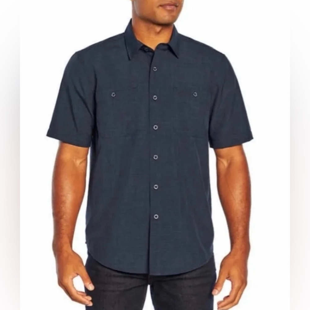 Men's Orvis Short Sleeve Button Up Tech Shirt
Size XXL